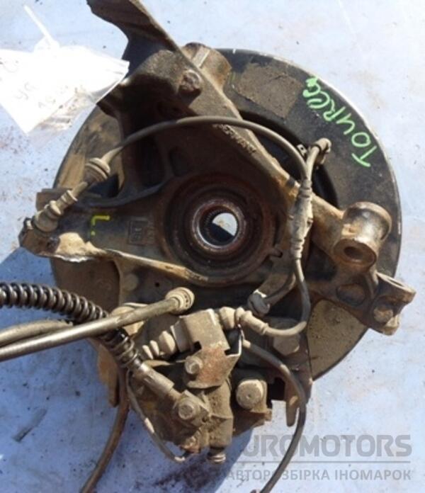 Цапфа задня ліва в зборі з ABS VW Touareg 2002-2010 7L6505435A 16051 - 2