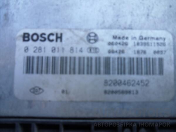 Блок керування двигуном Renault Megane 2.0dCi (II) 2003-2009 0281011814 16303 - 2