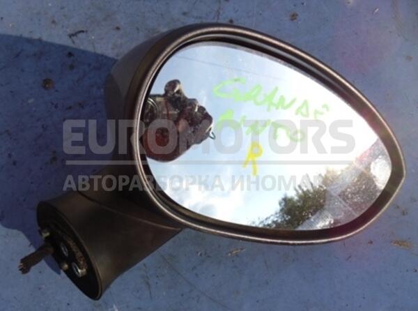Зеркало правое электр 9 пинов Fiat Grande Punto 2005 16606 euromotors.com.ua