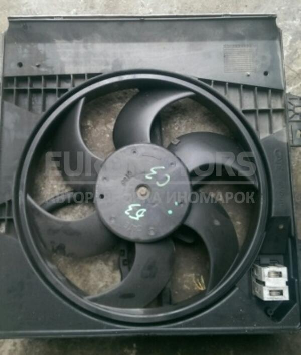 Вентилятор радіатора комплект D330 6 лопатей 2 Піна Citroen C3 1.4 8V 2002-2009 9653804080 16777 euromotors.com.ua