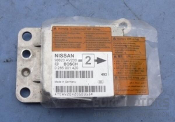 Блок управления Airbag Nissan Primera (P12) 2002-2007 98820AV200 17167 - 2