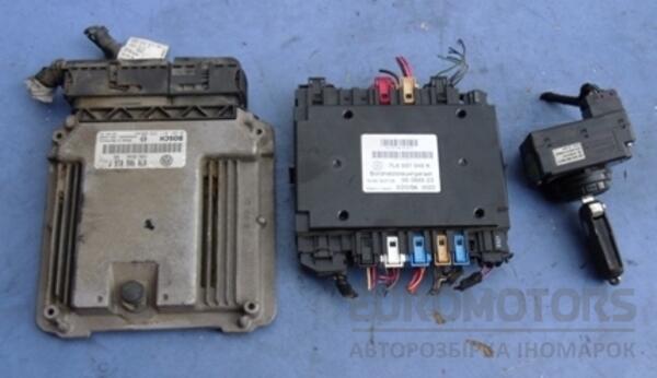 Блок управління двигуном комплект VW Touareg 2.5tdi 2002-2010 0281011258 17177 - 2