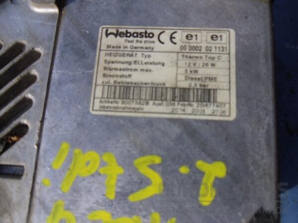 Автономний обігрівач Webasto (Піч догрівач) VW Touareg 2.5tdi 2002-2010 7L6815071B 19187 - 2