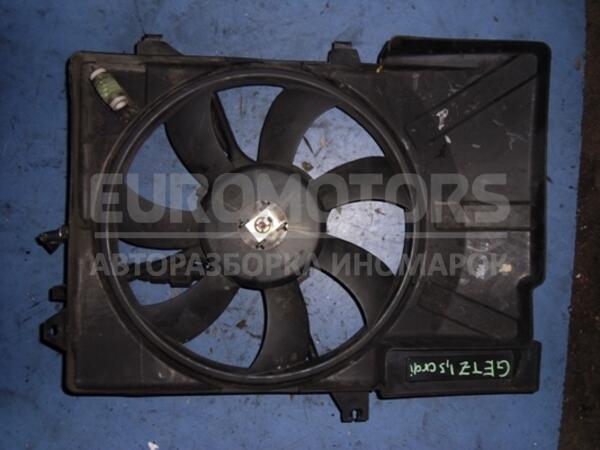 Вентилятор радиатора 7 лопастей комплект с диффузором 3 пина с кондиционером Hyundai Getz 1.5crdi 2002-2010 20995 - 1