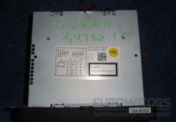 Магнітола штатна під диски CD, Radio VW Touran 2010-2015 1k0035186an 21765 - 2