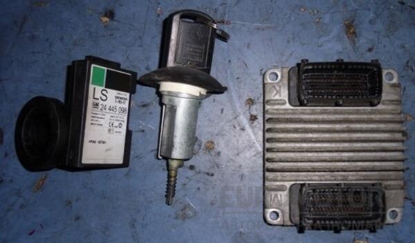 Блок управління двигуном комплект Opel Meriva 1.6 16V 2003-2010 12214830 1986 - 6