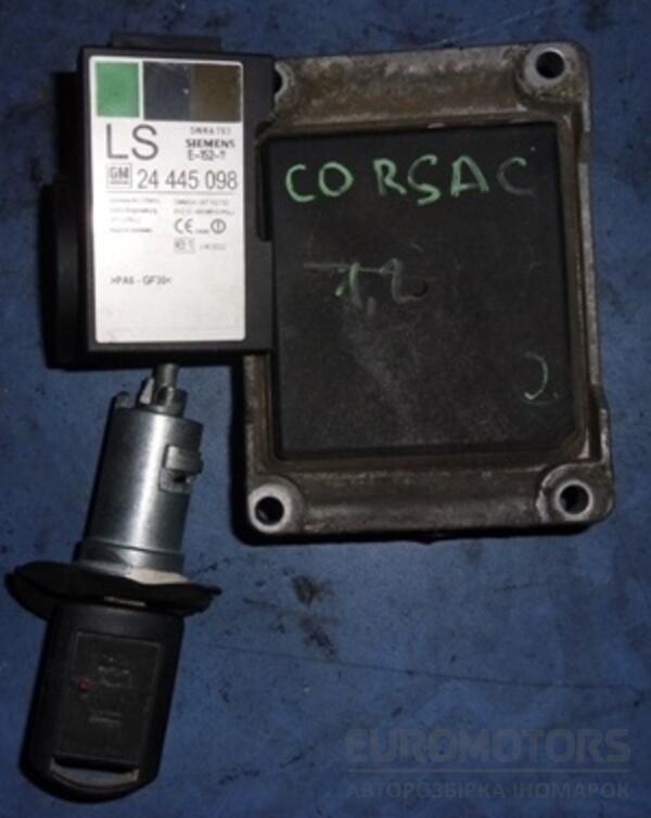 Блок управління двигуном комплект Opel Corsa 1.2 (C) 2000-2006 0261207423 8196 - 4