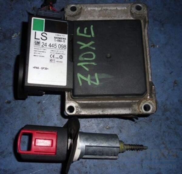 Блок управления двигателем комплект Opel Corsa 1.0 12V (C) 2000-2006 0261207960 22140 - 2