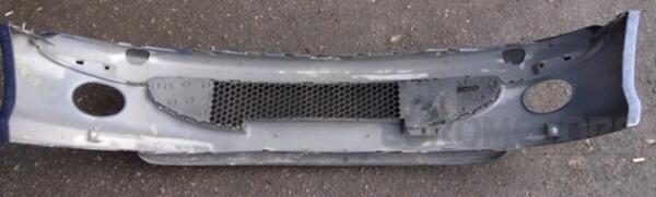 Бампер передний под туманки с решеткой 03- Peugeot 206 1998-2012 9630684077 23293 - 2