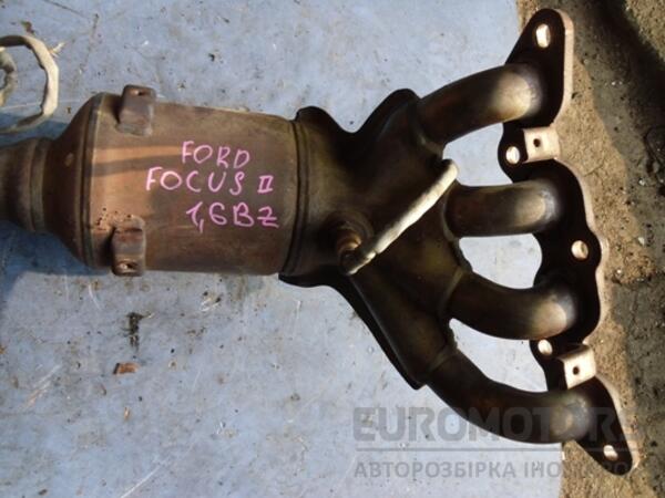 Коллектор выпускной с катализатором Ford Focus 1.6 16V (II) 2004-2011 4m515f297ta 24435 - 2