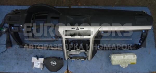 Торпедо комплект безпеки Airbag (передня панель, подушка безпеки пасажира в торпедо, блок управління Airbag, ремені) Opel Astra (H) 2004-2010 13124852 LHD 25059 - 1