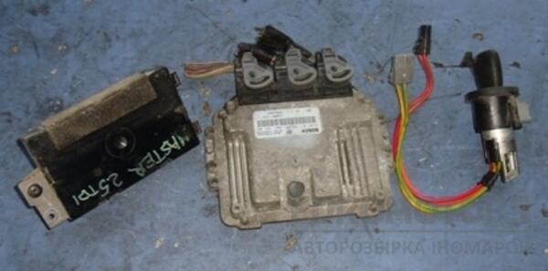 Блок управления двигателем комплект Renault Master 2.5dCi 1998-2010 0281011940 25636 - 3