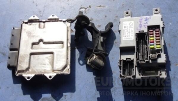Блок управління двигуном комплект Fiat Fiorino 1.3MJet 2008 51908948 26384 - 2