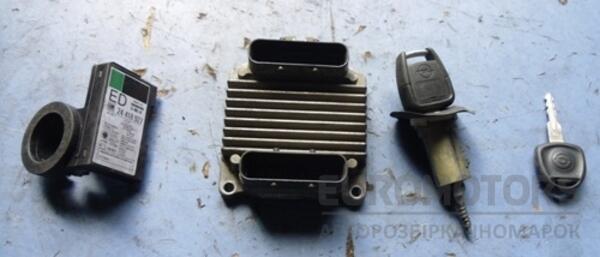 Блок управления двигателем комплект Opel Astra 1.6 16V (G) 1998-2005 09355929 26743 - 2