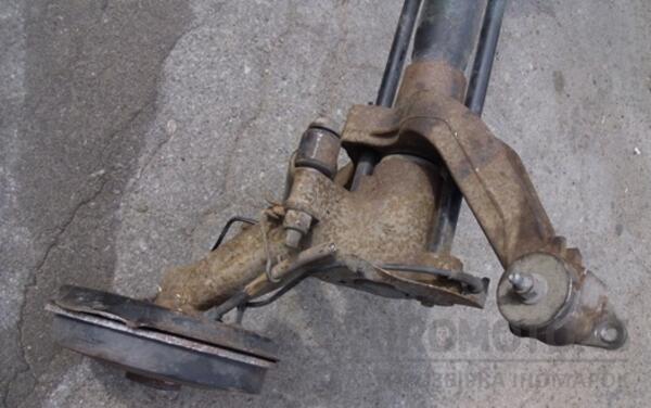 Балка задня в зборі під барабани з ABS Citroen Berlingo 1996-2008 9634828210 27422 - 4