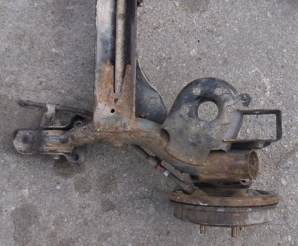 Балка задня в зборі під барабани з ABS Hyundai Getz 2002-2010 551001C100 27443 - 4