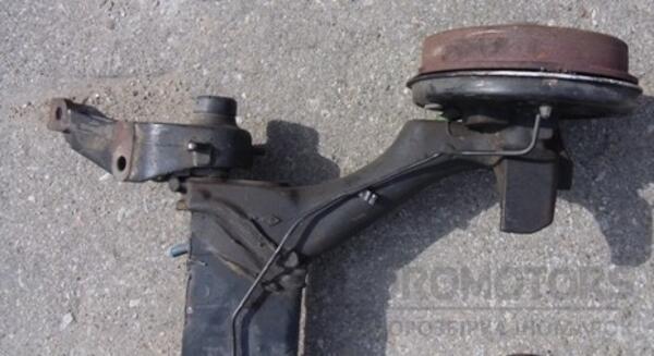 Балка задня в зборі під барабани без ABS 4-х торсіонна Renault Kangoo 1998-2008 7701471649 27454 - 4