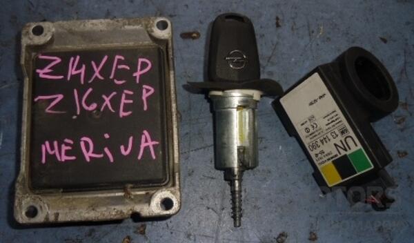 Блок управління двигуном комплект Opel Meriva 1.4 16V 2003-2010 0261208255 28549 - 2