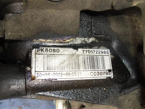 МКПП (механічна коробка перемикання передач) 6-ступка -06 Renault Master 2.5dCi 1998-2010 PK6080 29898 - 6