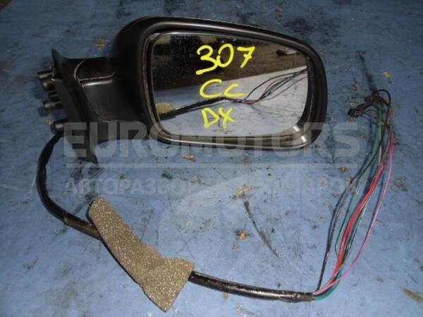 Дзеркало праве електр 2 фішки 6 пінів і 2 Піна Peugeot 307 (CC) 2003-2008 33305 - 1
