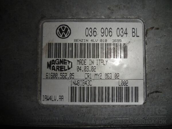 Блок управління двигуном комплект Skoda Fabia 1.4 16V 1999-2007 036906034BL 34442 - 2
