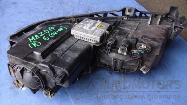 Фара правая (темна, ксенон) Mazda 6 2002-2007 f014003907 R 34575 - 2