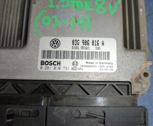Блок керування двигуном VW Touran 1.9tdi 2010-2015 0281010731 34997 - 2