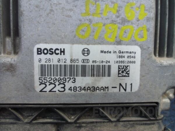 Блок управления двигателем комплект Fiat Doblo 1.9jtd, 1.9MJet 2000-2009 55200973 35149 - 2