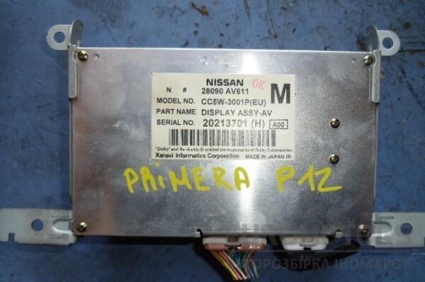 Дисплей інформаційний Nissan Primera (P12) 2002-2007 28090av611 35251 - 2