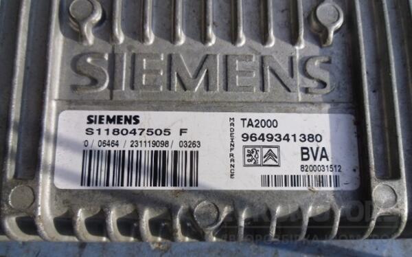 Блок управления АКПП Peugeot 307 1.6 16V 2001-2008 9649341380 35728 - 2