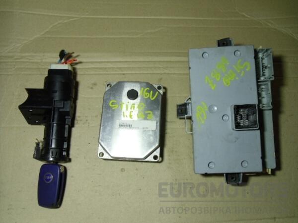 Блок управління двигуном комплект Fiat Stilo 1.6 16V 2001-2007 51759028 39458 - 2