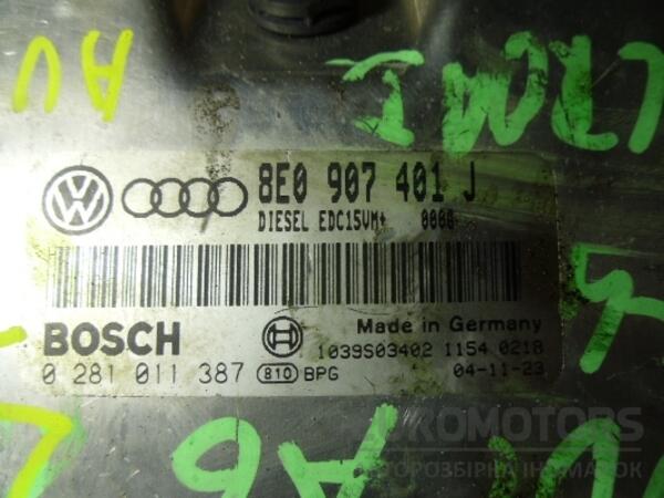 Блок управления двигателем Audi A6 2.5tdi (C5) 1997-2004 0281011387 39475 - 2