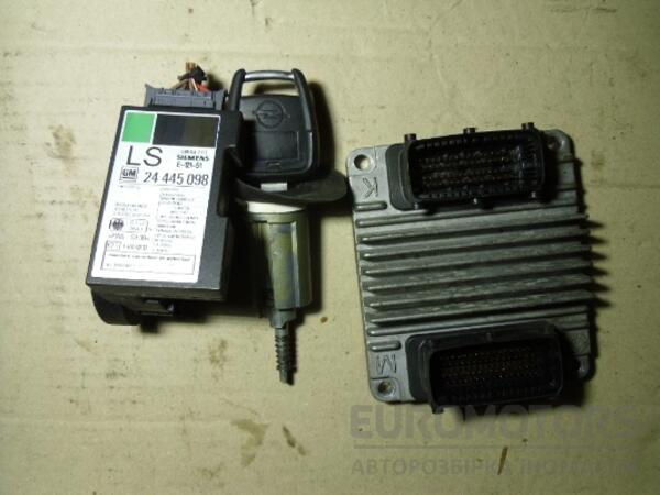 Блок управління двигуном комплект Opel Astra 1.6 16V (G) 1998-2005 09364499 39477 - 2