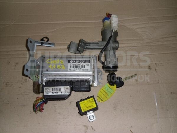 Блок управления двигателем комплект Hyundai Getz 1.1 12V 2002-2010 3911002420 39489 - 1