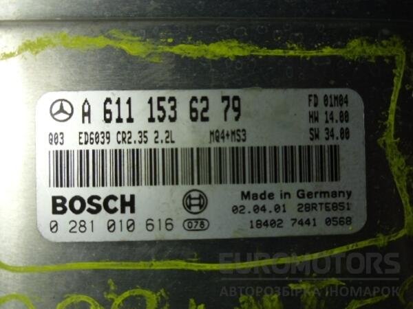 Блок управления двигателем комплект Mercedes Sprinter 2.2cdi (901/905) 1995-2006 0281010616 39497 - 2