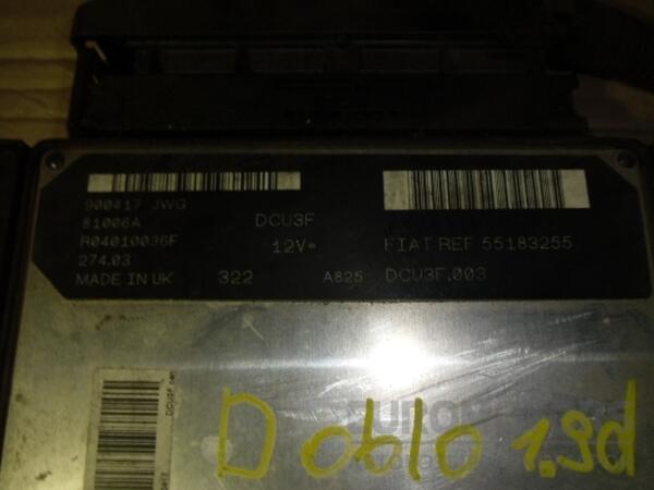 Блок керування двигуном Fiat Doblo 1.9d 2000-2009 R04010036F 39550 - 2