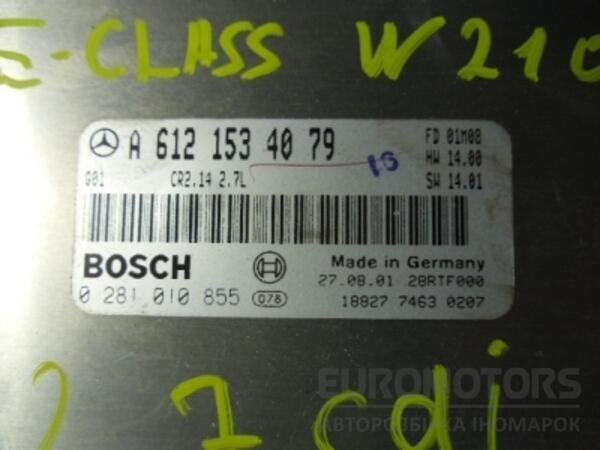 Блок керування двигуном Mercedes E-class 2.7cdi (W210) 1995-2002 A6121534079 39853 - 2