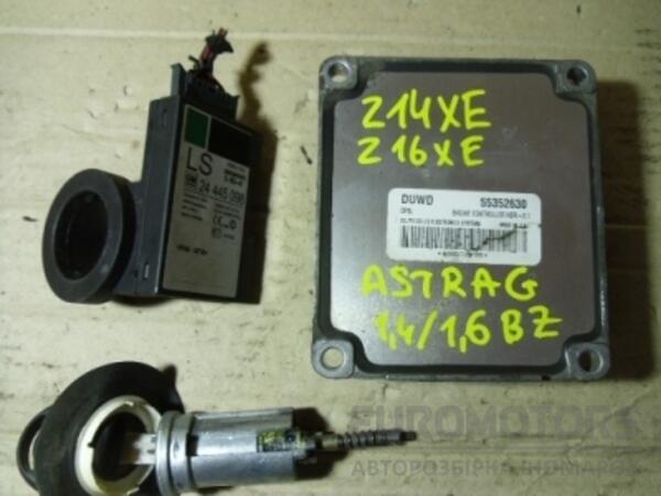 Блок управления двигателем комплект Opel Astra 1.6 16V (G) 1998-2005 55352630 39993 - 2