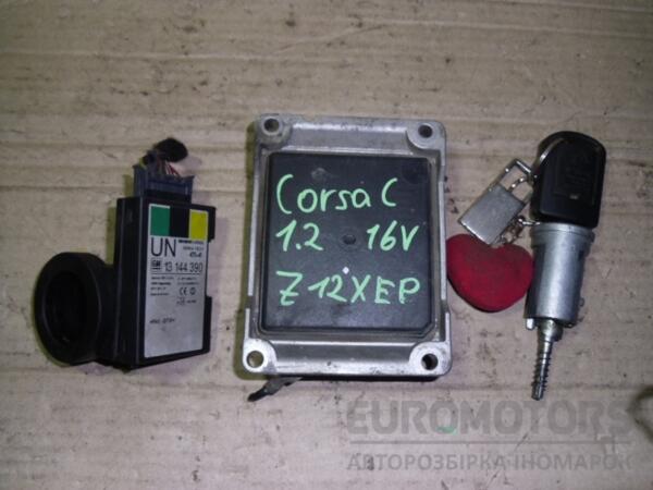 Блок управління двигуном комплект Opel Corsa 1.2 16V (C) 2000-2006 0261208253 41150 - 2