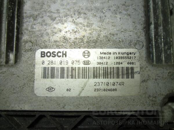 Блок управления двигателем Renault Scenic 1.6dCi (III) 2009-2015 0281019075 42016 - 2