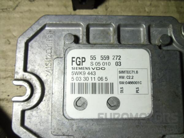 Блок управління двигуном комплект Opel Astra 1.8 16V (H) 2004-2010 FGP 55559272 42037 - 2