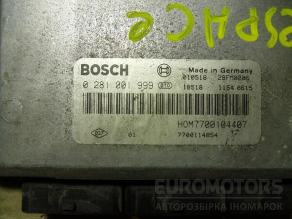 Блок управления двигателем Renault Espace 2.2dCi (III) 1997-2002 0281001999 43490 - 2