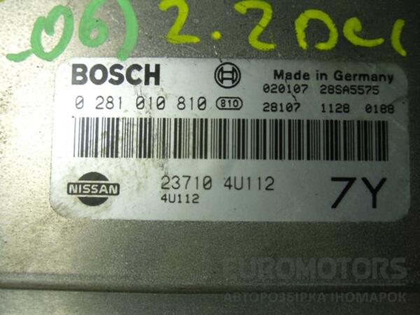 Блок керування двигуном Nissan Almera 2.2dci (N16) 2000-2006 0281010810 43499 - 2