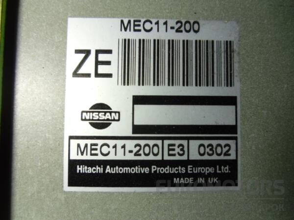 Блок управления двигателем Nissan Almera 1.5 16V (N16) 2000-2006 MEC11200 43501 - 2