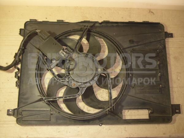 Вентилятор радиатора комплект 8 лопастей 3 пина с диффузором Ford S-Max 2006-2015 6G918C607PC 43674  euromotors.com.ua
