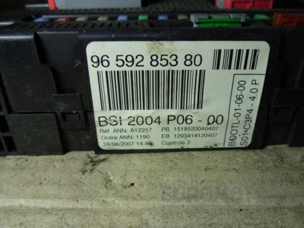 Блок предохранителей BSI Peugeot 207 2006-2013 9659285380 43685 - 2