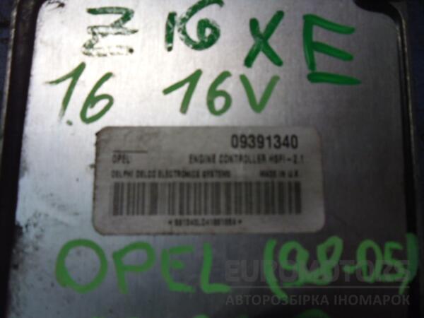 Блок керування двигуном Opel Astra 1.6 16V (G) 1998-2005 09391340 44646 - 2