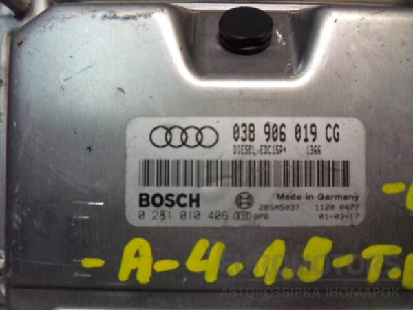 Блок управления двигателем Audi A4 1.9tdi (B6) 2000-2004 038906019CG 45399 - 2