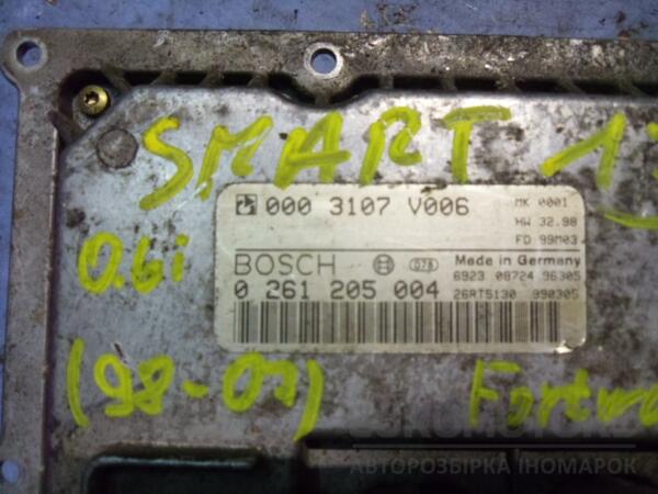 Блок управления двигателем Smart Fortwo 0.6i 1998-2007 0003107V006 45411 - 2