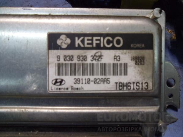 Блок управления двигателем комплект Hyundai Getz 1.1 12V 2002-2010 3911002AA5 45437 - 2